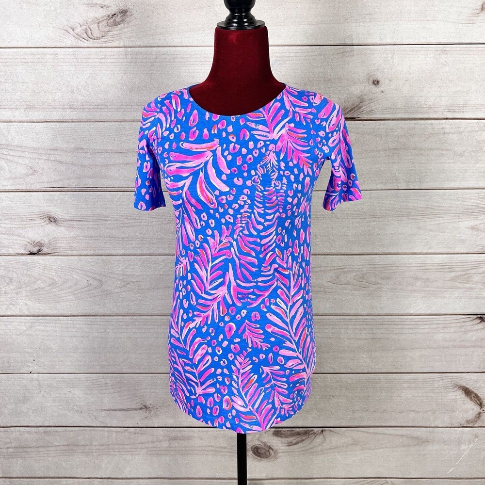 Lilly Pulitzer Mini Marlowe Dress Mixed Print Short Sleeve